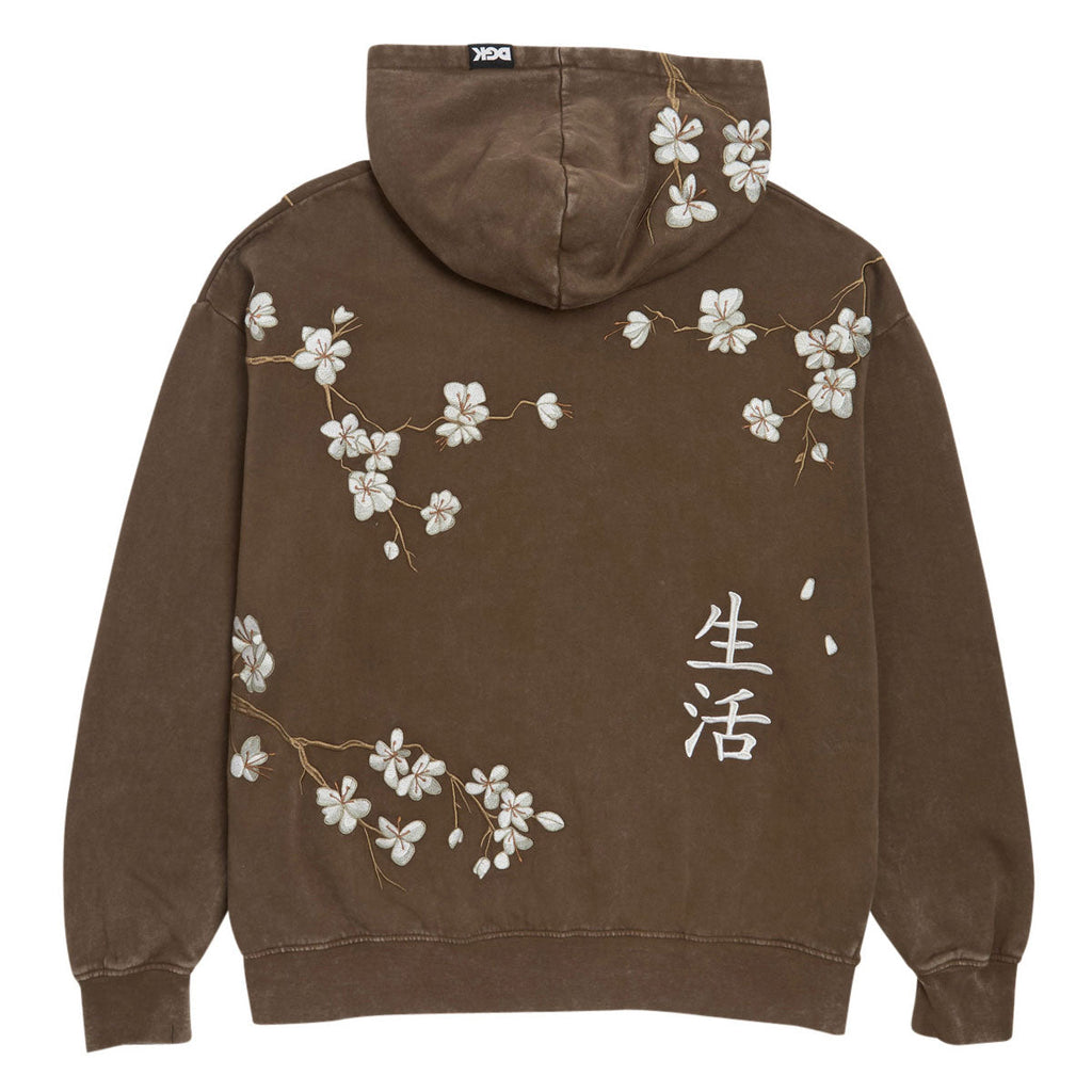 DGK Zion Zip Up Hoodie - Brown