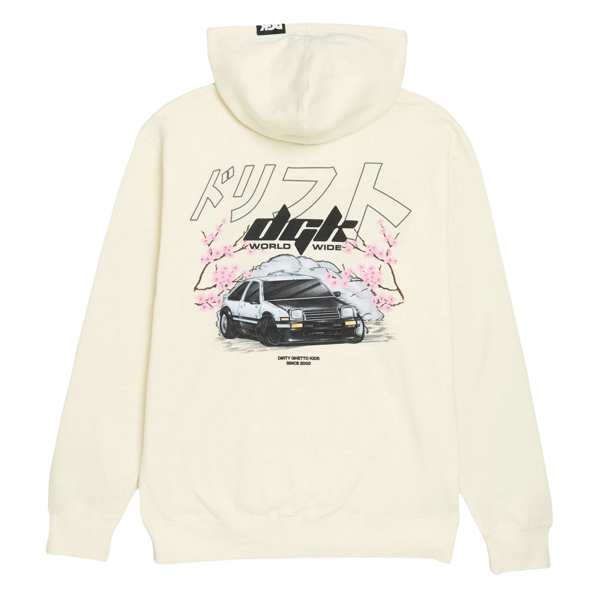 DGK Kanji Drift Hoodie - Bone