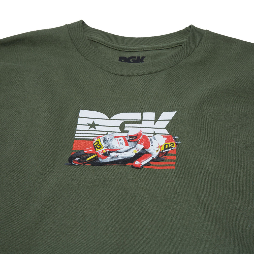 DGK Two Stroke Long Sleeve T-Shirt - Military Green