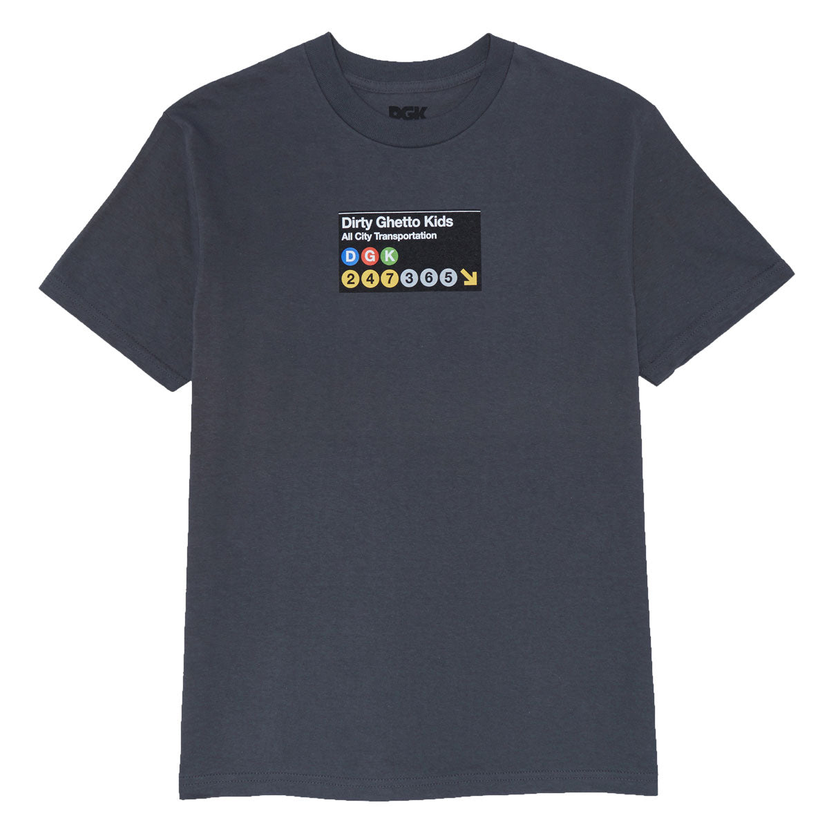 DGK Foot Patrol T-Shirt - Charcoal