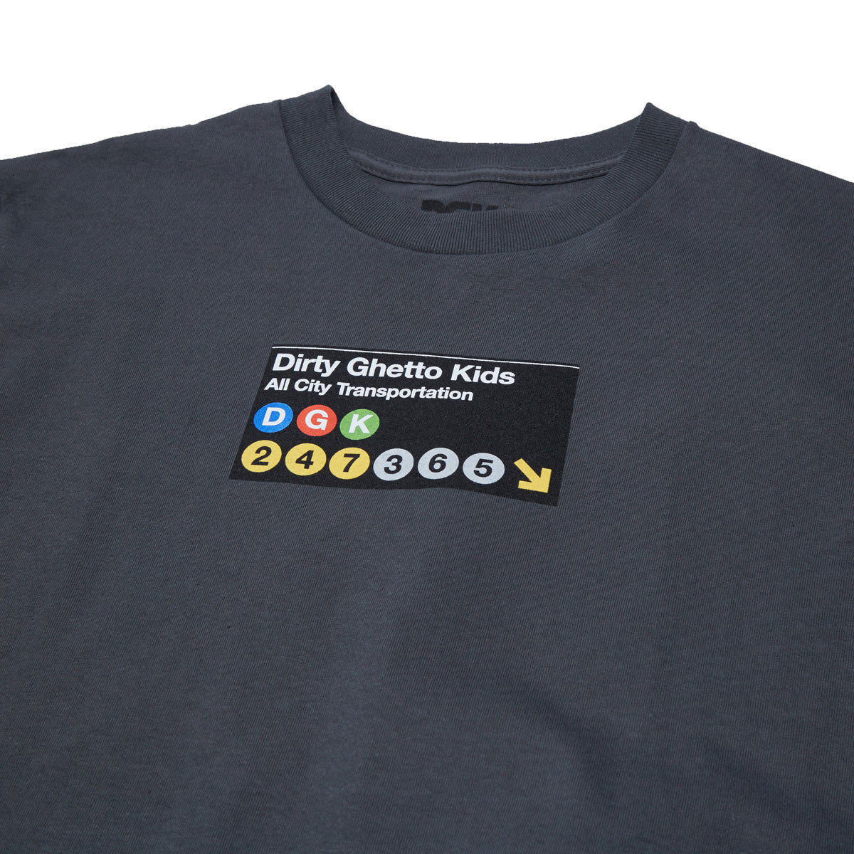 DGK Foot Patrol T-Shirt - Charcoal