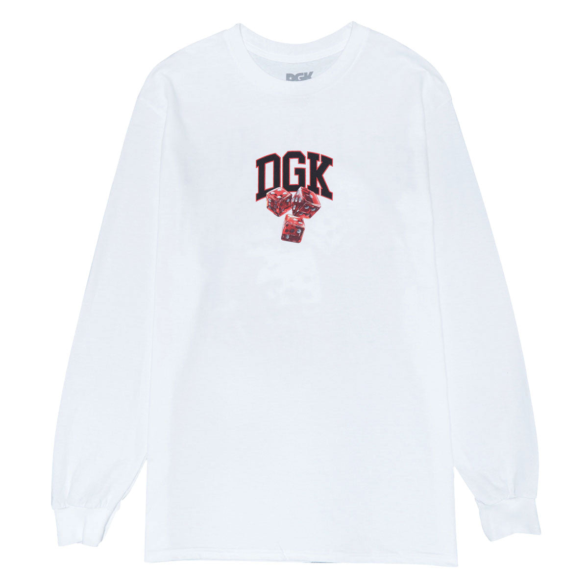 DGK No Traps Long Sleeve T-Shirt - White