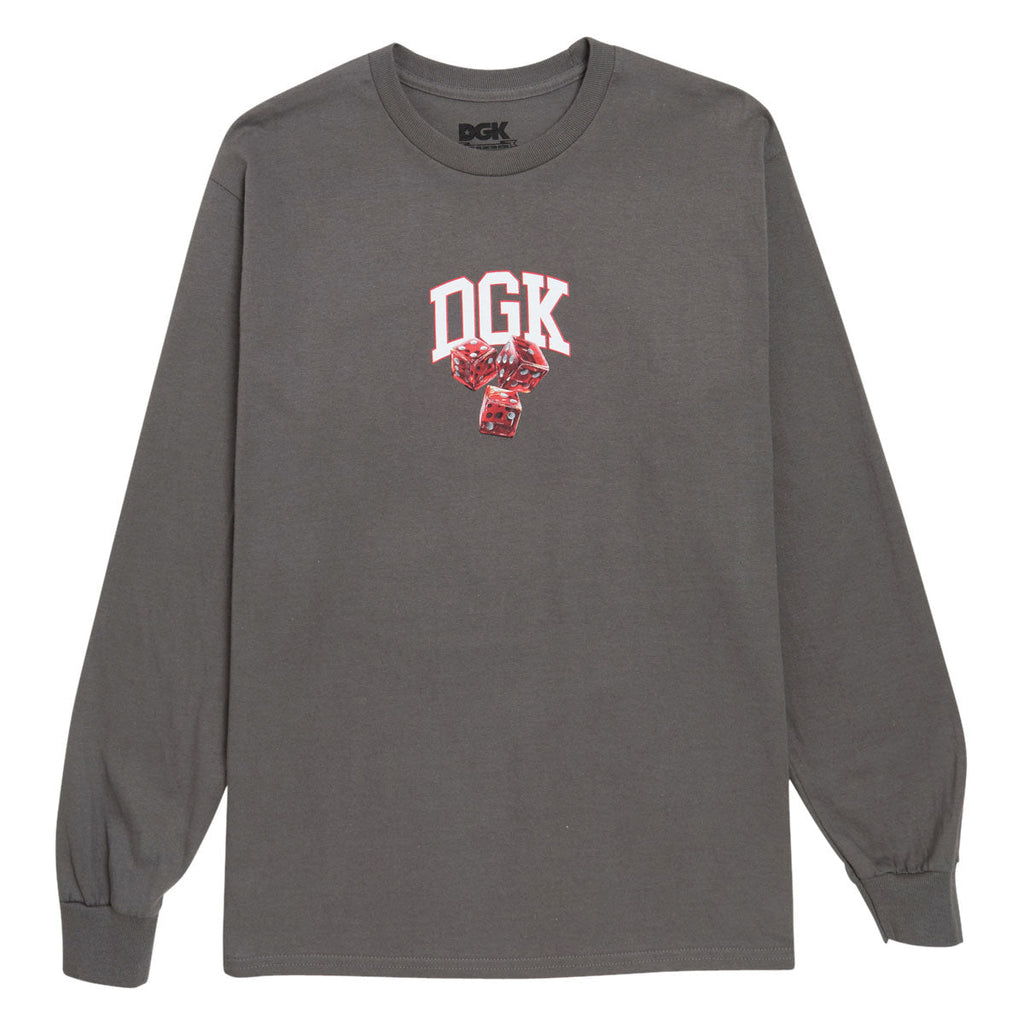 DGK No Traps Long Sleeve T-Shirt - Charcoal