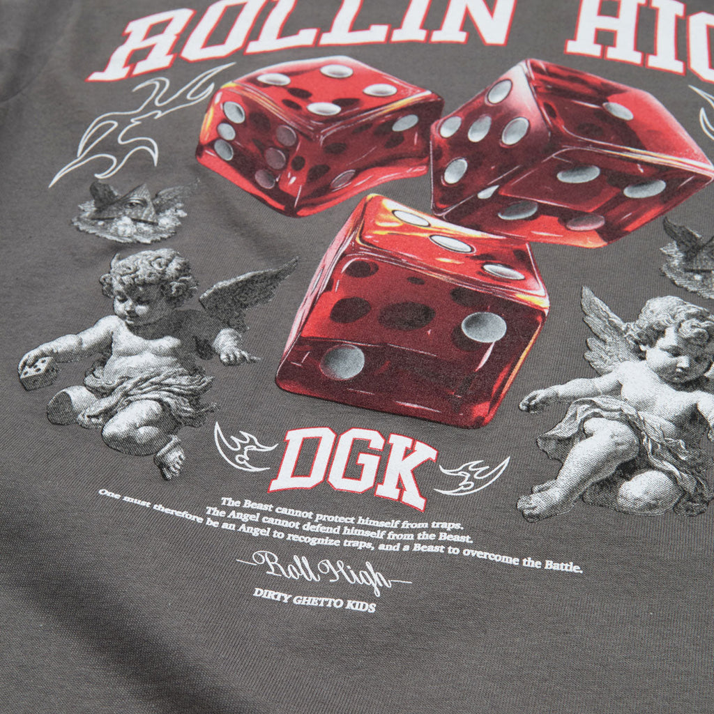 DGK No Traps Long Sleeve T-Shirt - Charcoal