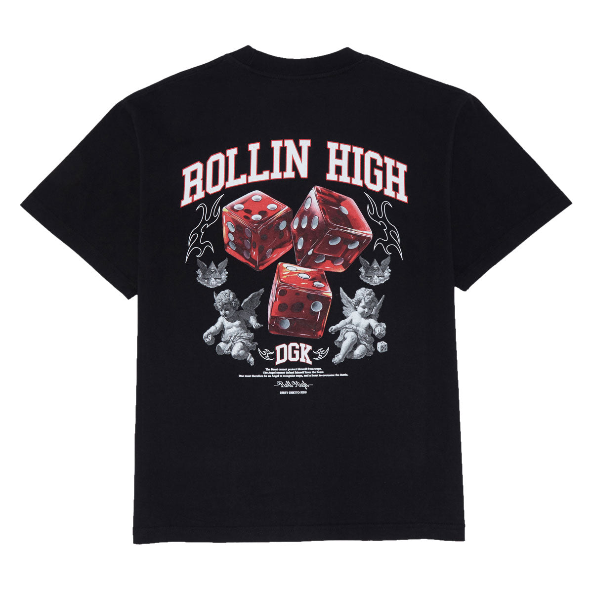 DGK No Traps Boxy Fit T-Shirt - Black