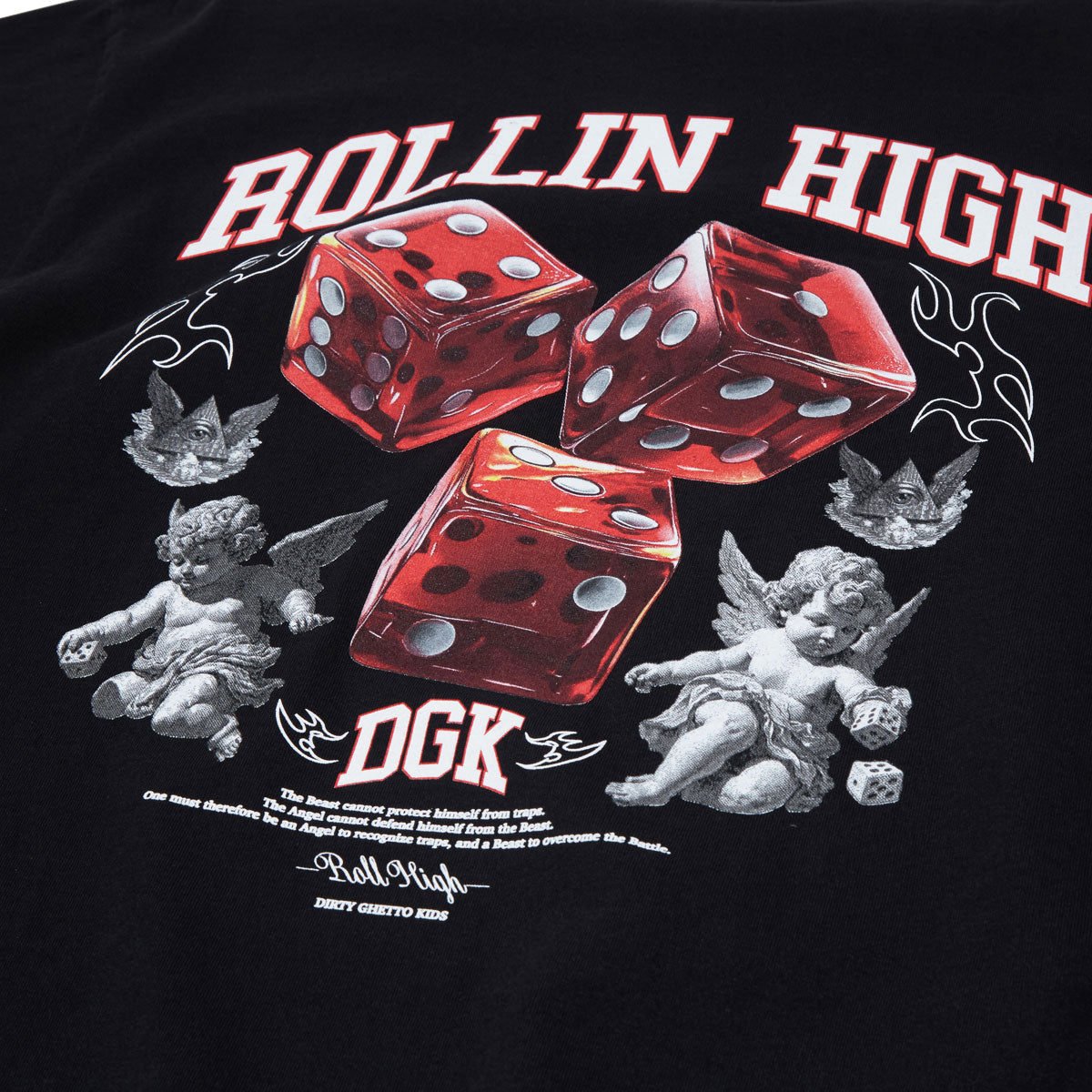 DGK No Traps Boxy Fit T-Shirt - Black