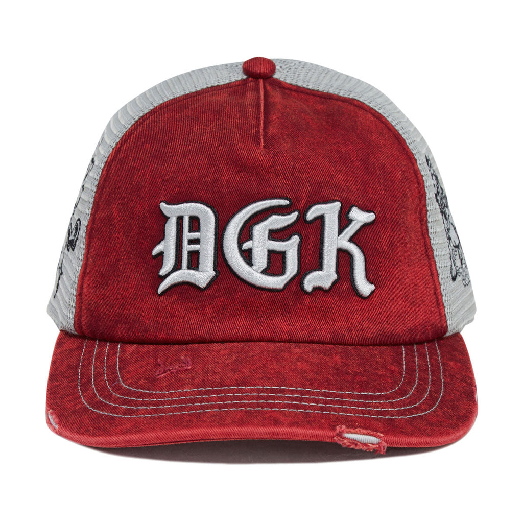 DGK Perro Trucker Hat - Burgundy