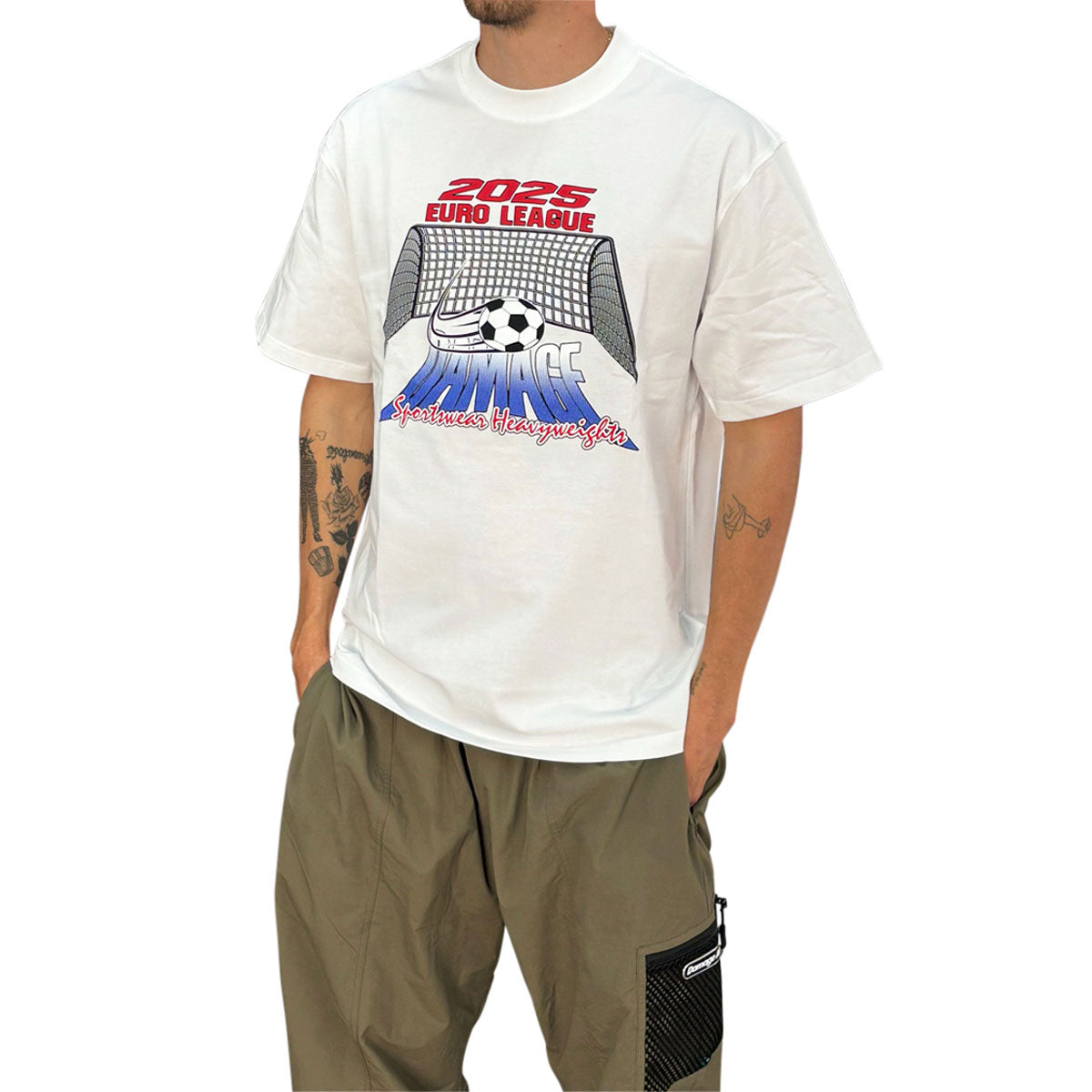Damage Euroliga T-Shirt - White