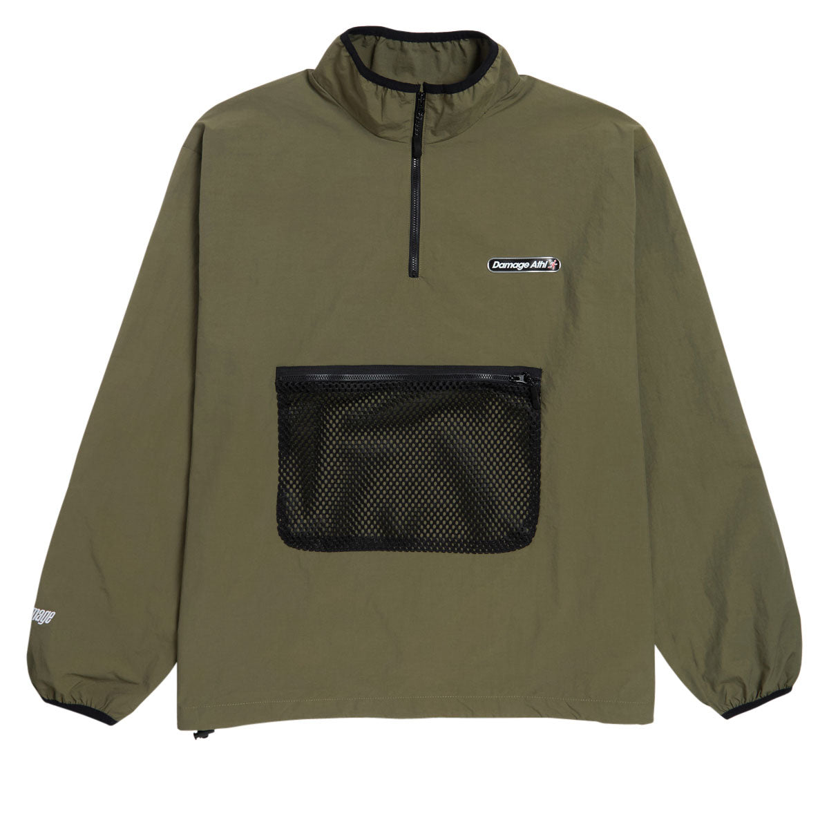 Damage Tundra 1/4 Zip Jacket - Military Green