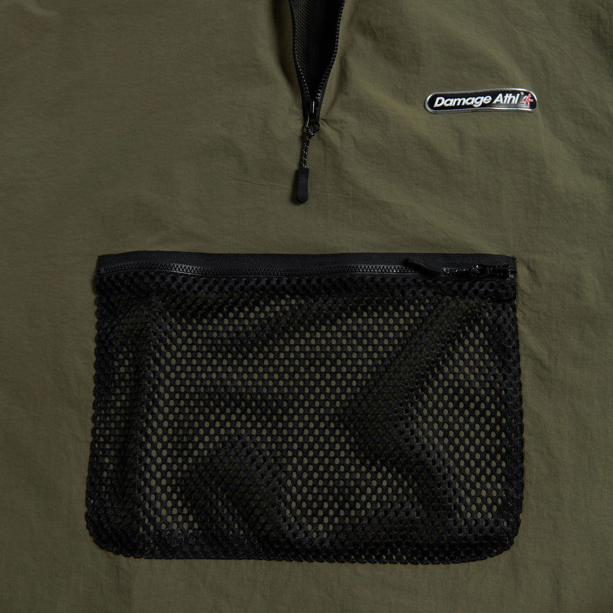 Damage Tundra 1/4 Zip Jacket - Military Green