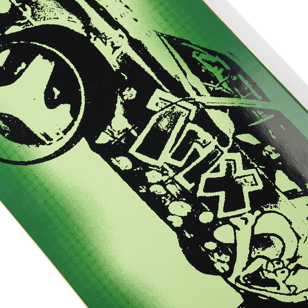 Cash Only Trix Skateboard Deck - Green - 8.50"