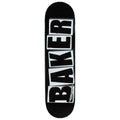 Baker Brand Logo Skateboard Deck - Black/White - 8.125"