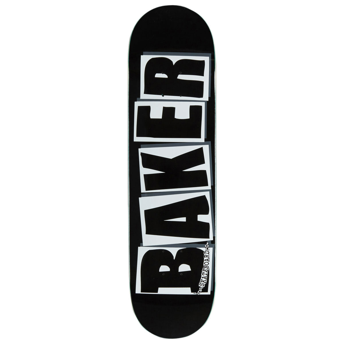 Baker Brand Logo Skateboard Deck - Black/White - 8.125"