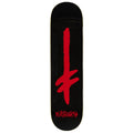 Deathwish Gang Spray Skateboard Deck - Black/Red - 7.75"