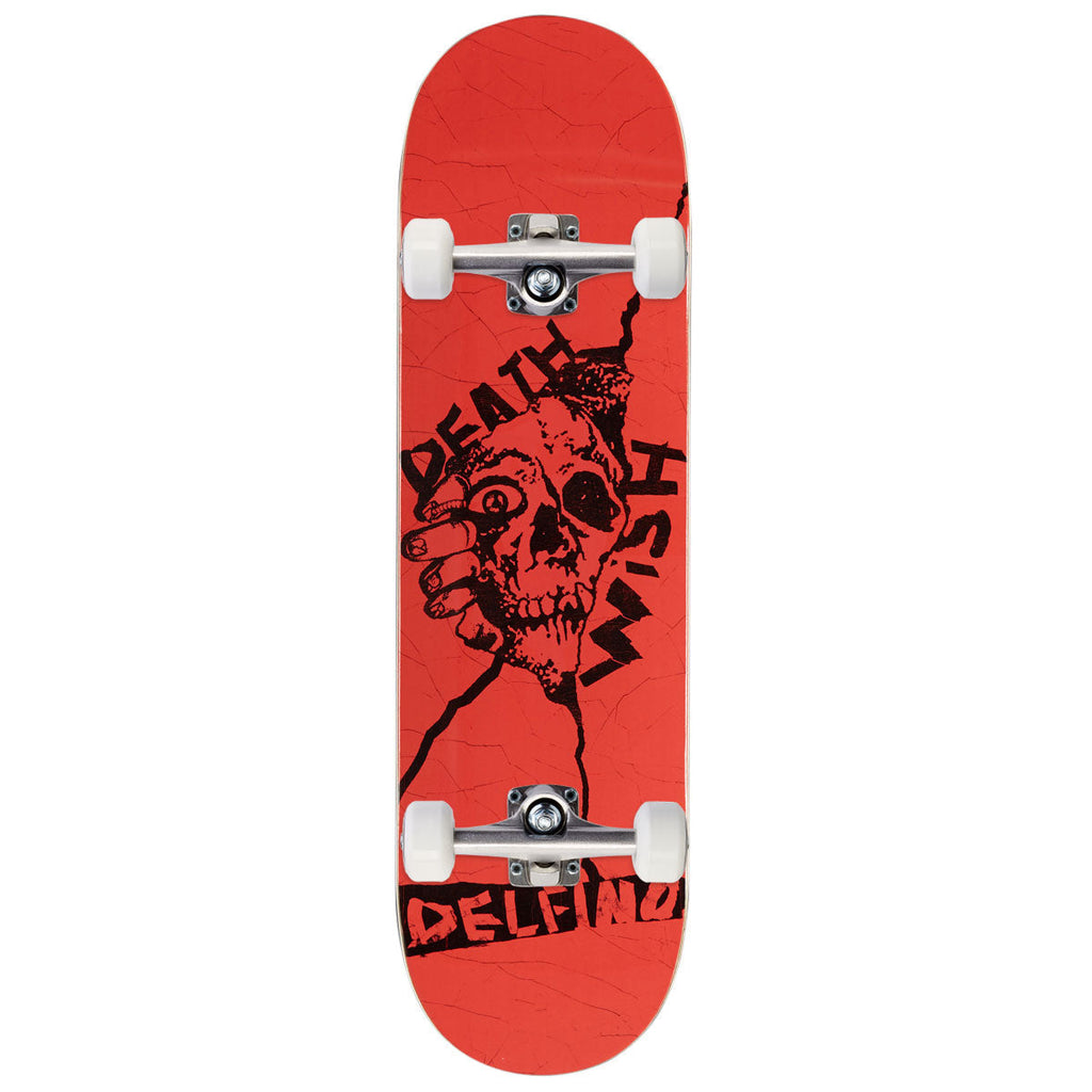 Deathwish Pedro Delfino Rot Skateboard Complete - 8.50"