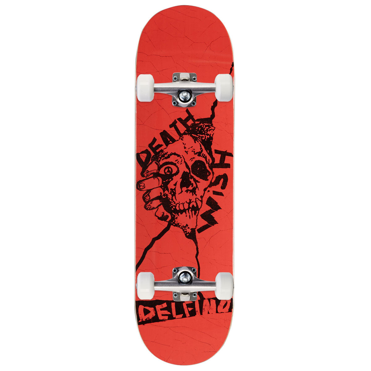 Deathwish Pedro Delfino Rot Skateboard Complete - 8.50"