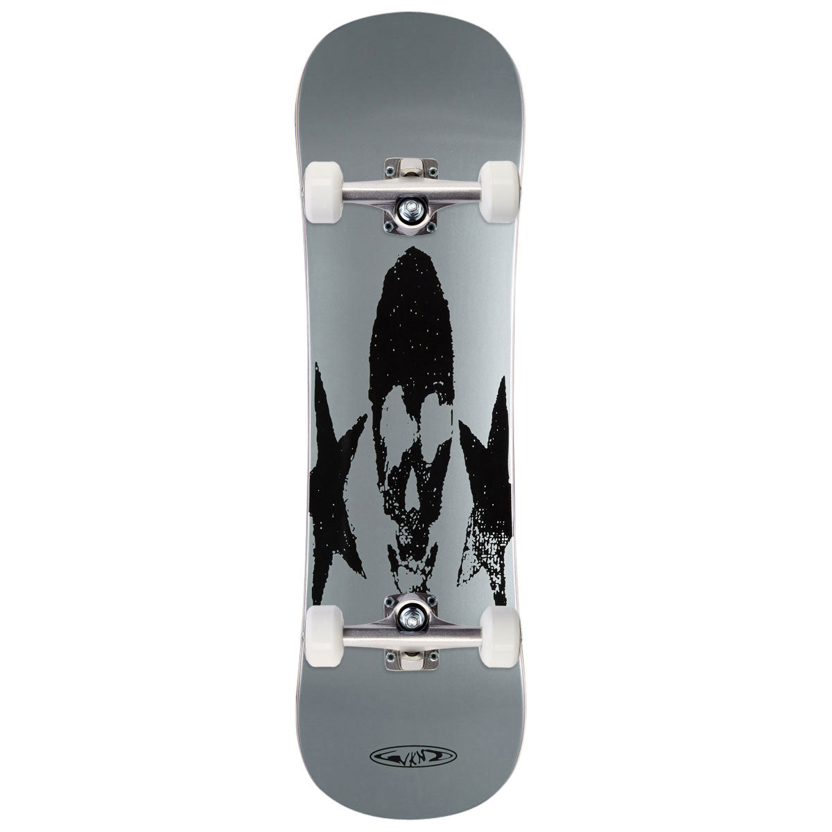 WKND Mumbler Summer Faux Snow Skate Skateboard Complete - Silver - 8.89"