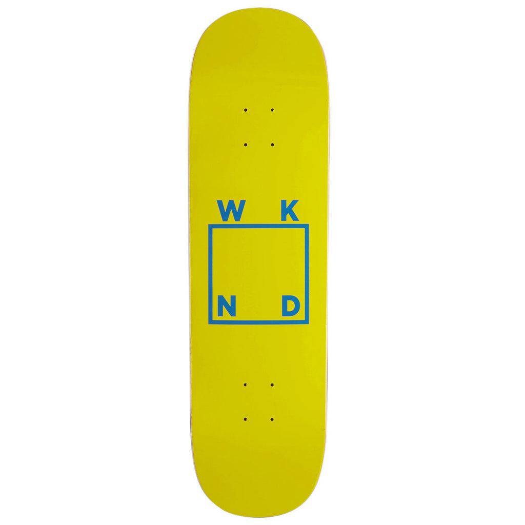 WKND Logo SN Skateboard Deck - Yellow - 8.60"