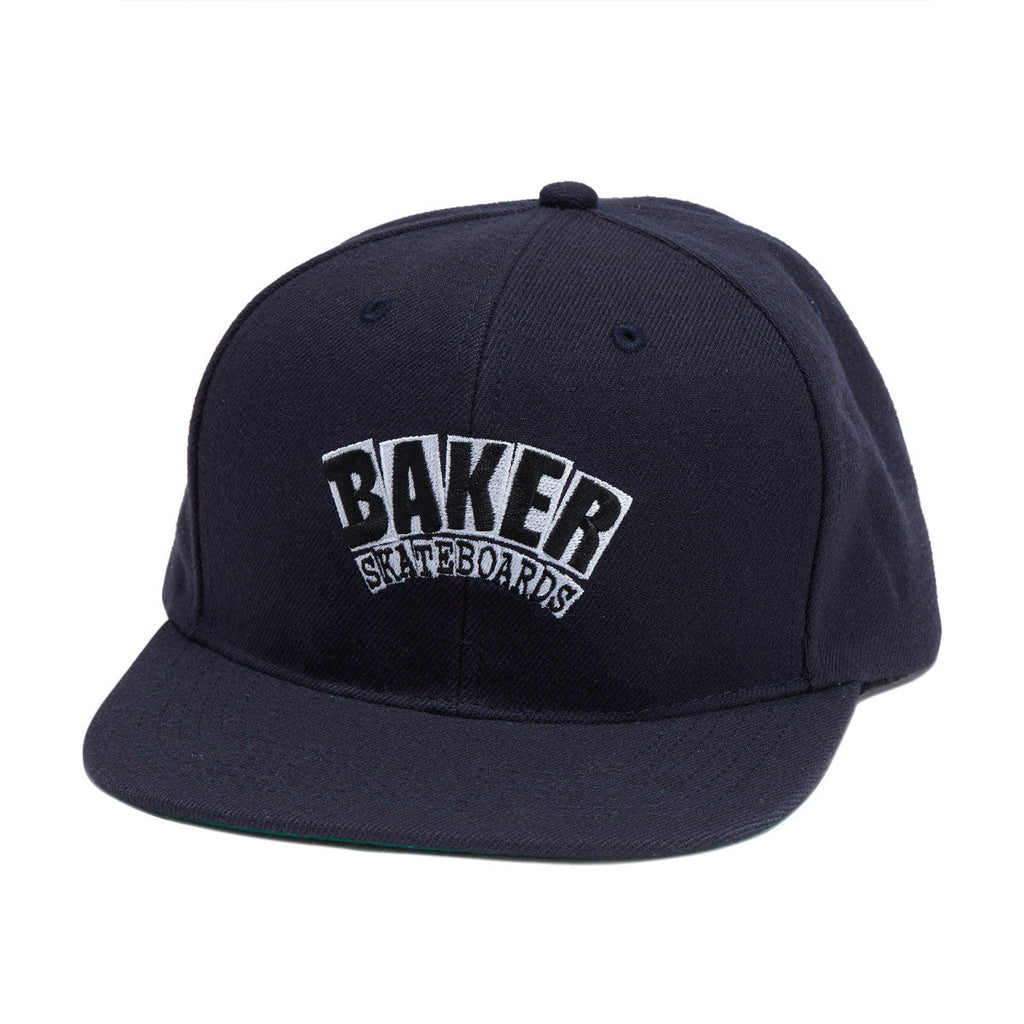Baker Arch Logo Snapback Hat - Navy