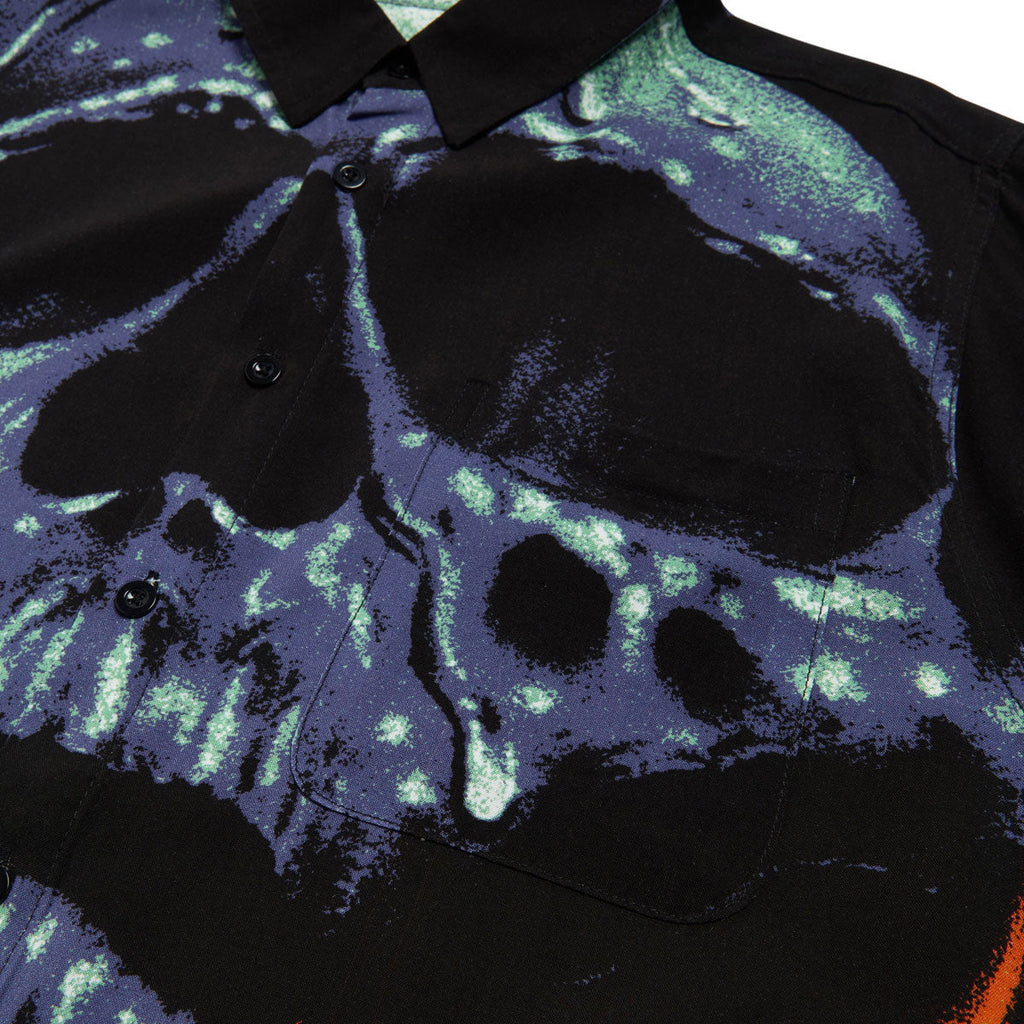 Deathwish Boiling Point Rayon Button Up Shirt - Black