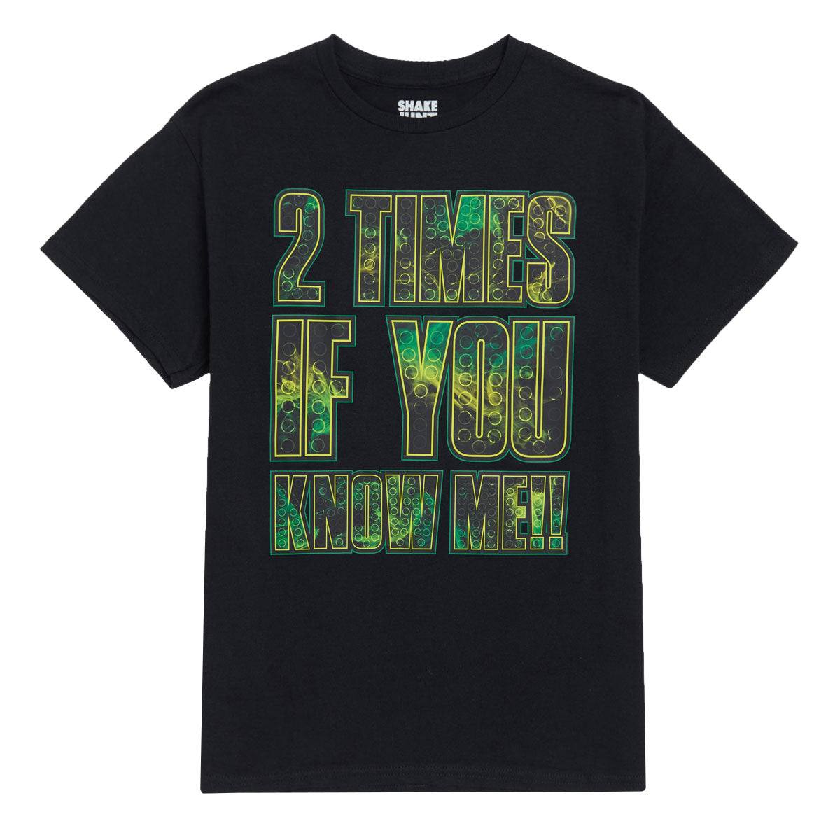 Shake Junt 2 Times T-Shirt - Black