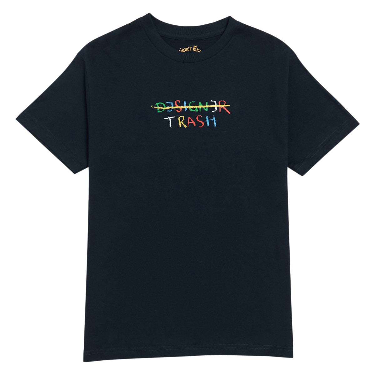 Designer Trash Scribble T-Shirt - Navy
