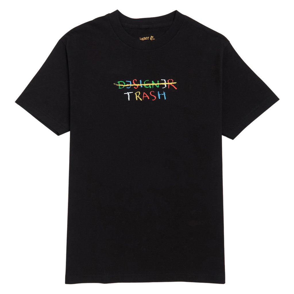 Designer Trash Scribble T-Shirt - Black
