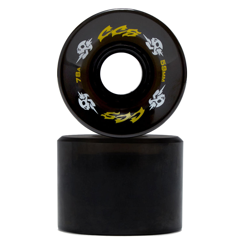 CCS Retro Cruiser 78a Skateboard Wheels - Surf Black - 59mm