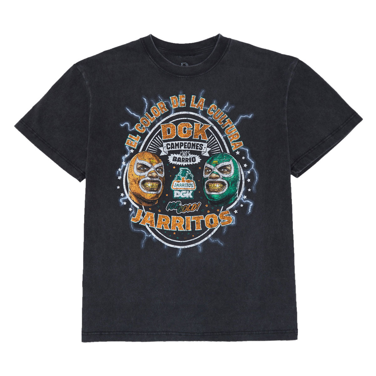DGK x Jarritos Campeones Boxy T-Shirt - Vintage Black