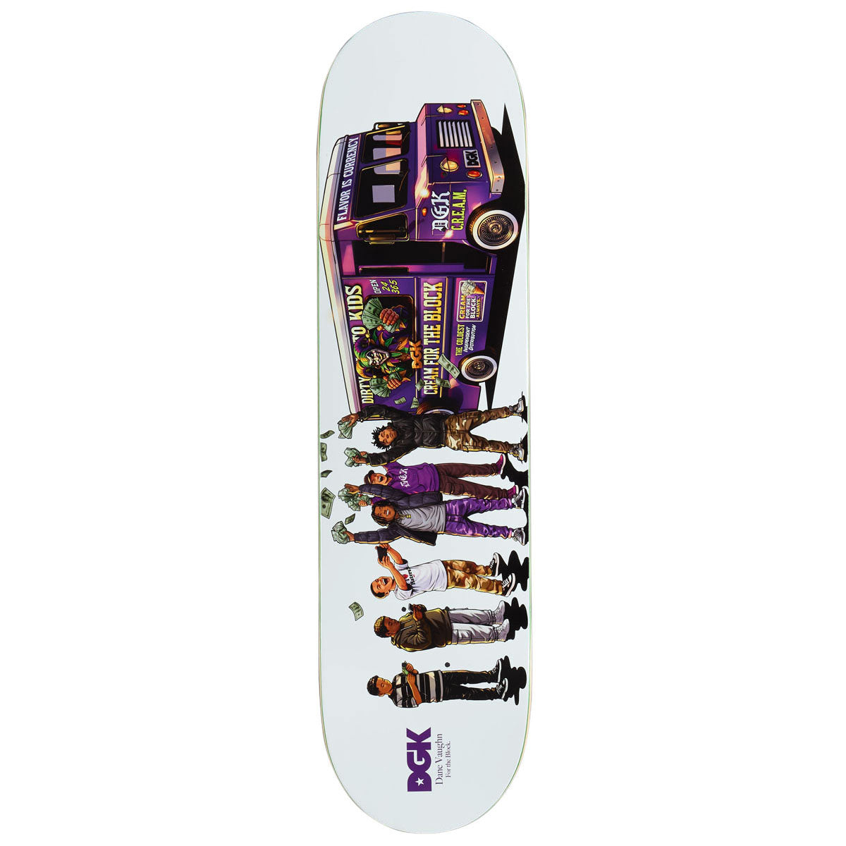 DGK For The Block Vaughn Skateboard Deck - 8.00"