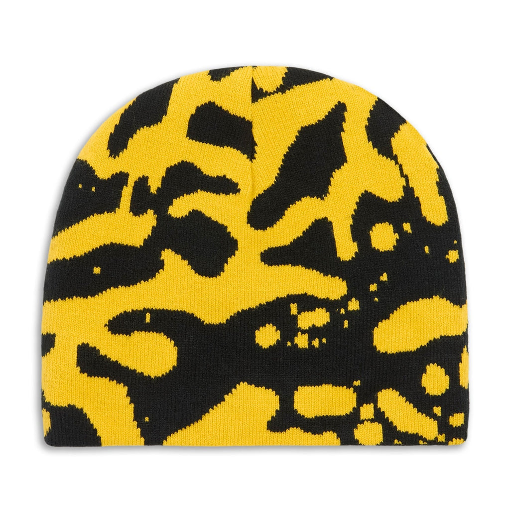 CCS Reversible Amphibian Skully Beanie - Yellow/Black