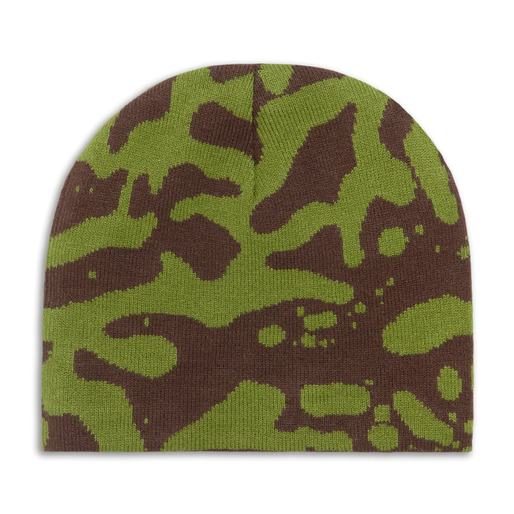 CCS Reversible Amphibian Skully Beanie - Green/Brown