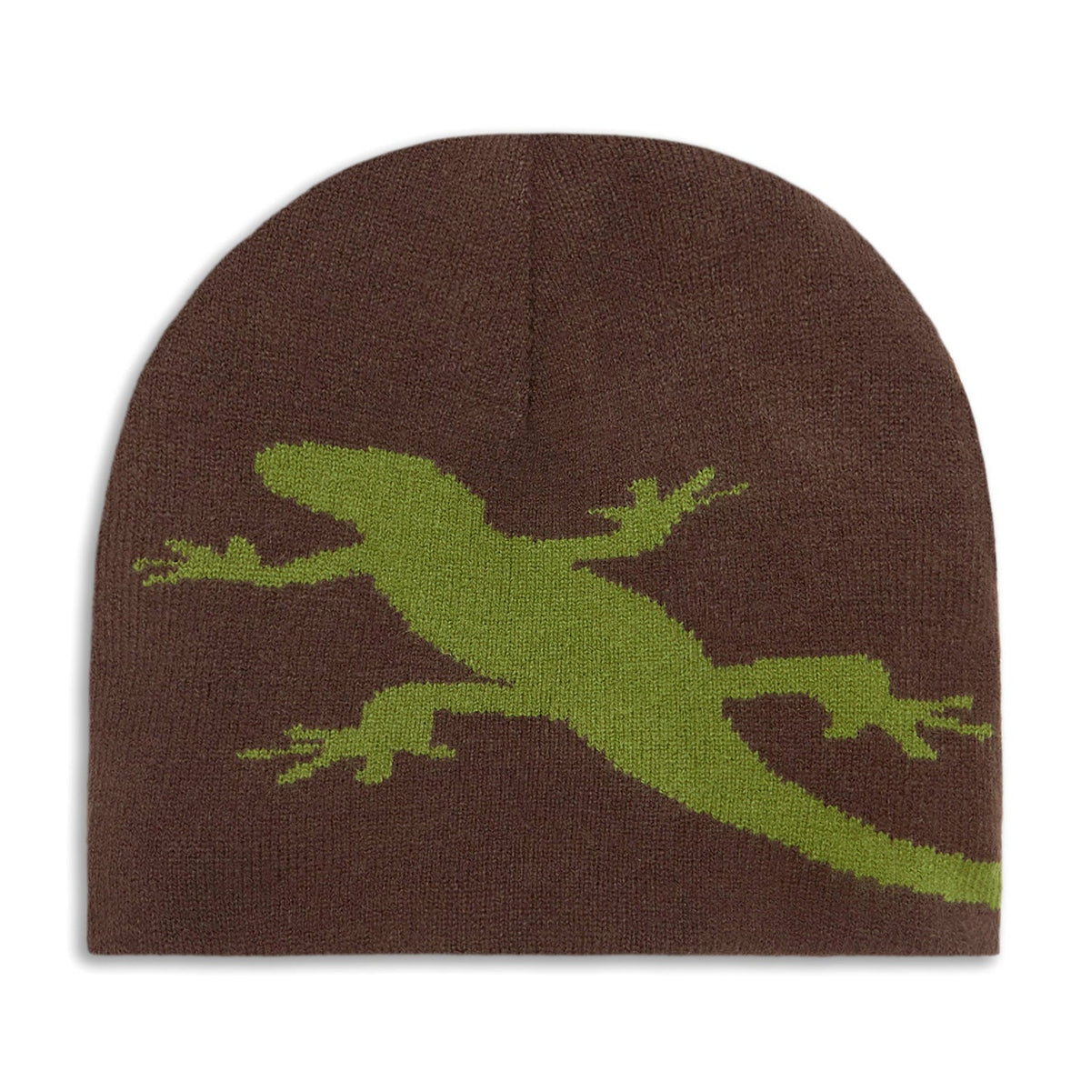 CCS Reversible Amphibian Skully Beanie - Green/Brown