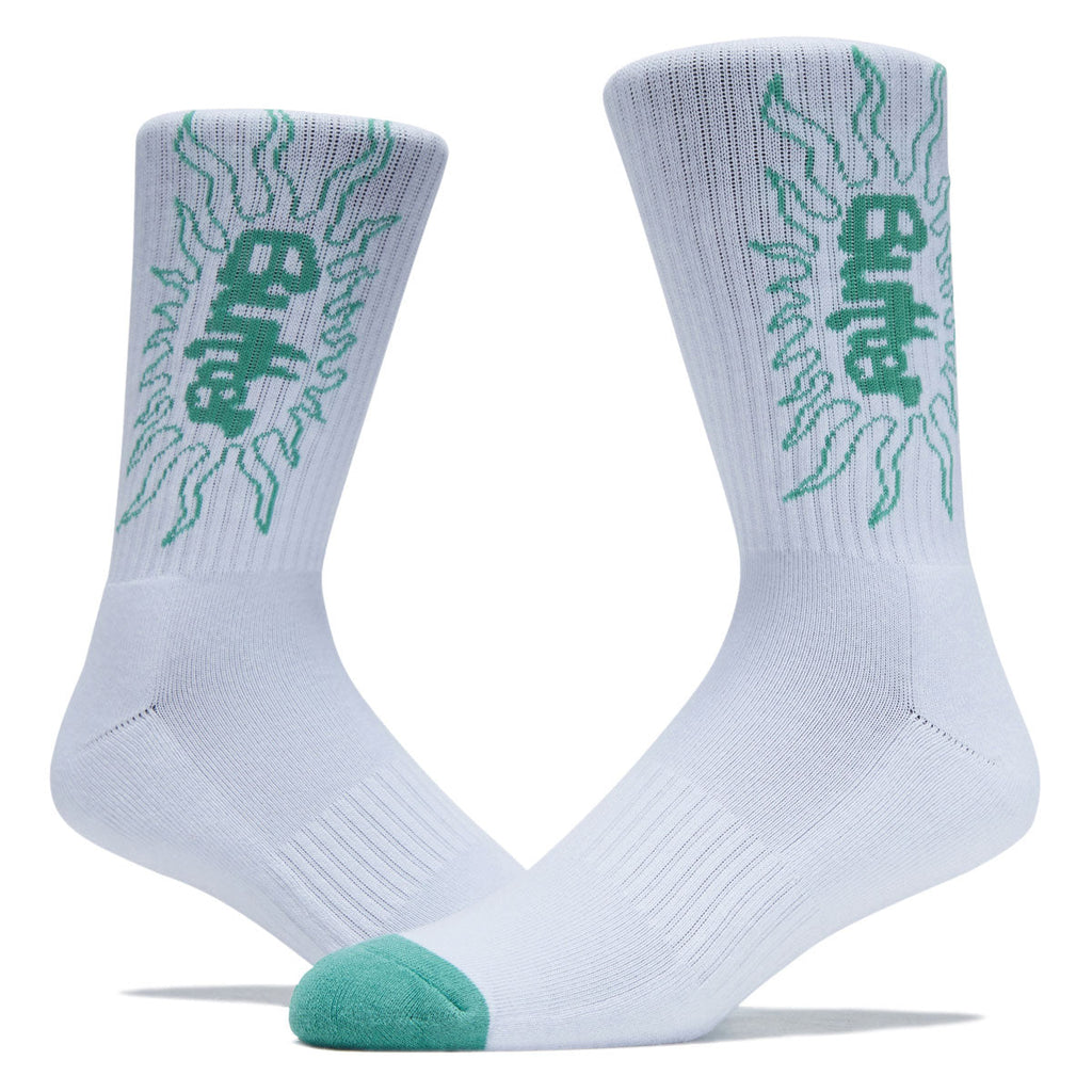 Butter Goods Solar Socks - White