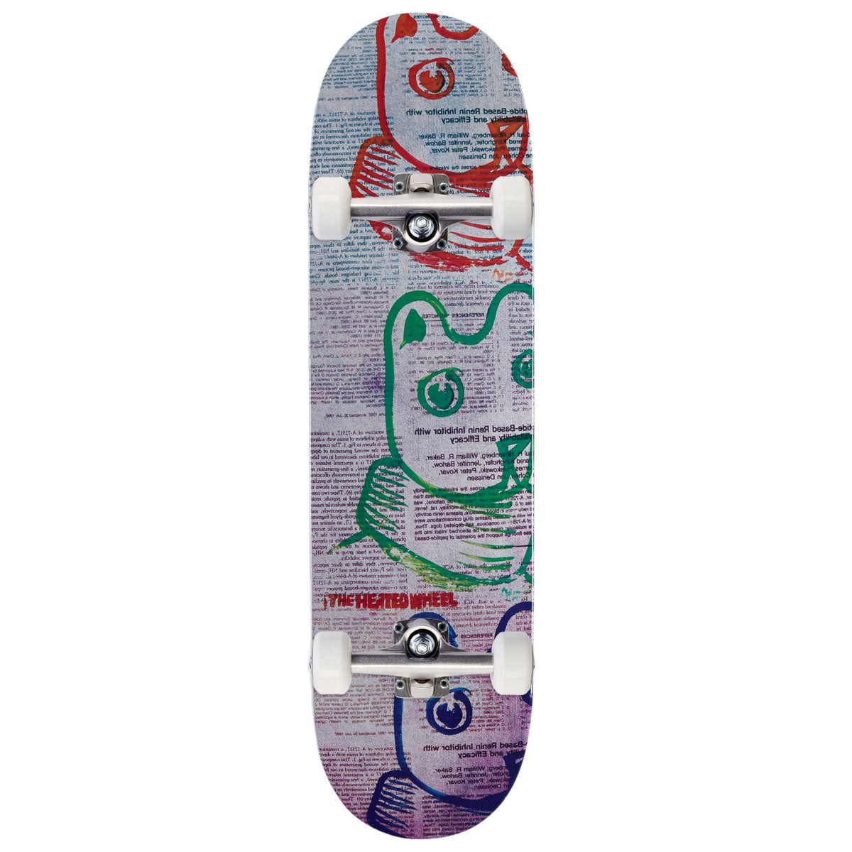 The Heated Wheel Barstow Alleyway Skateboard Complete - 8.50"