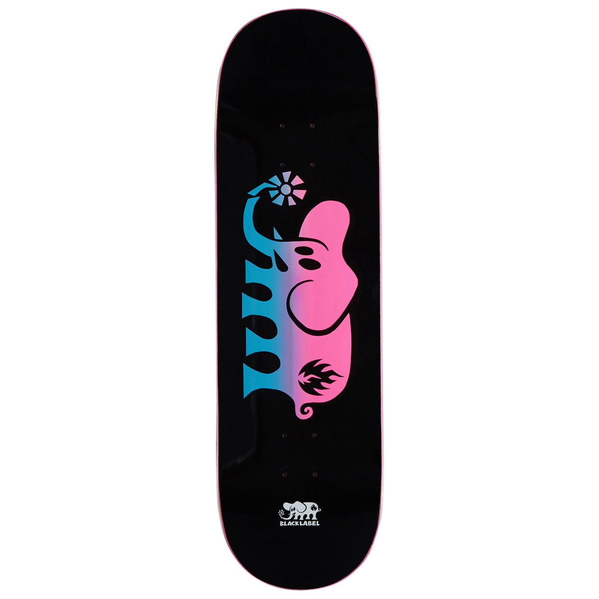 Black Label Elephant Fade Skateboard Deck - 9.00"