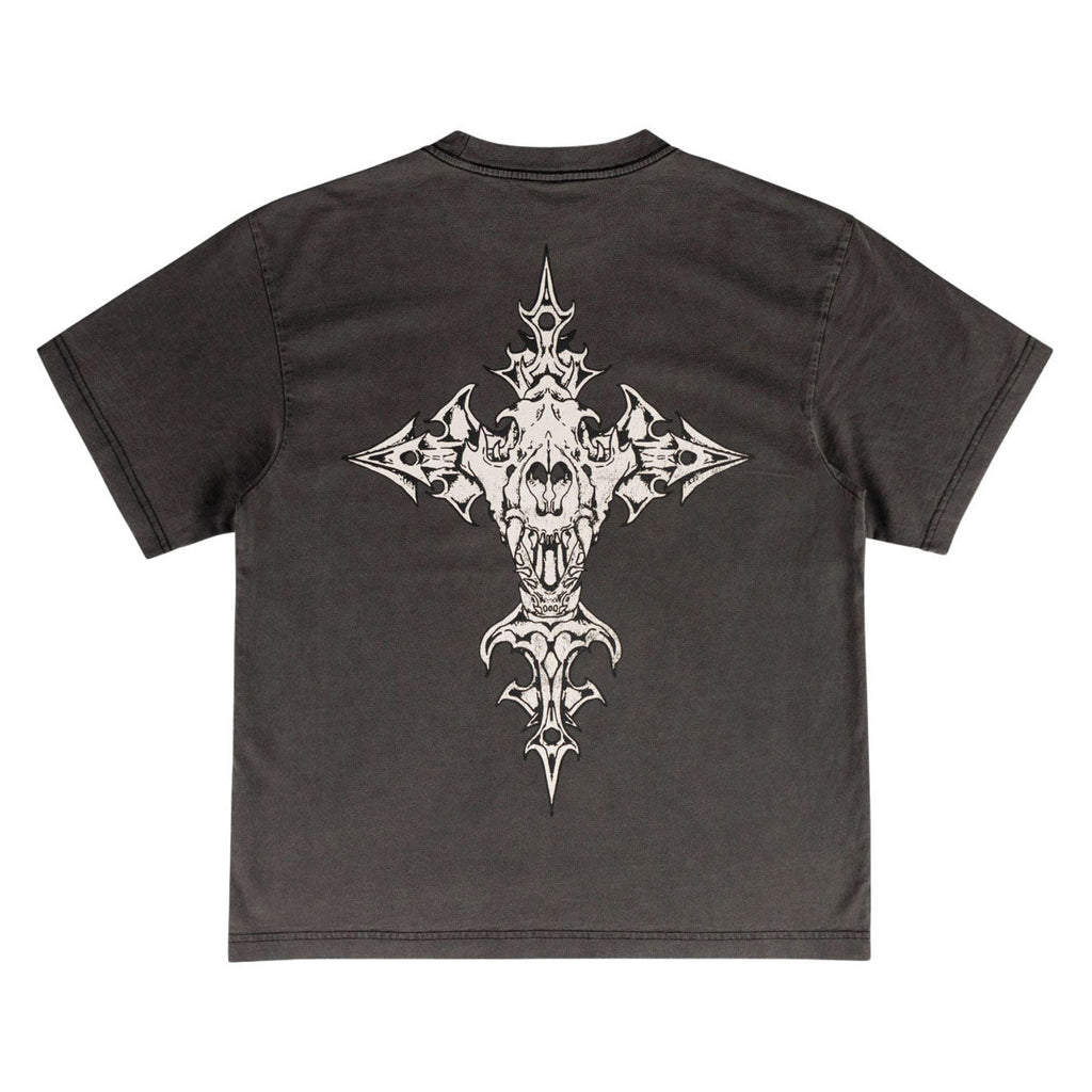 Welcome Iron Wolf T-Shirt - Vintage Black