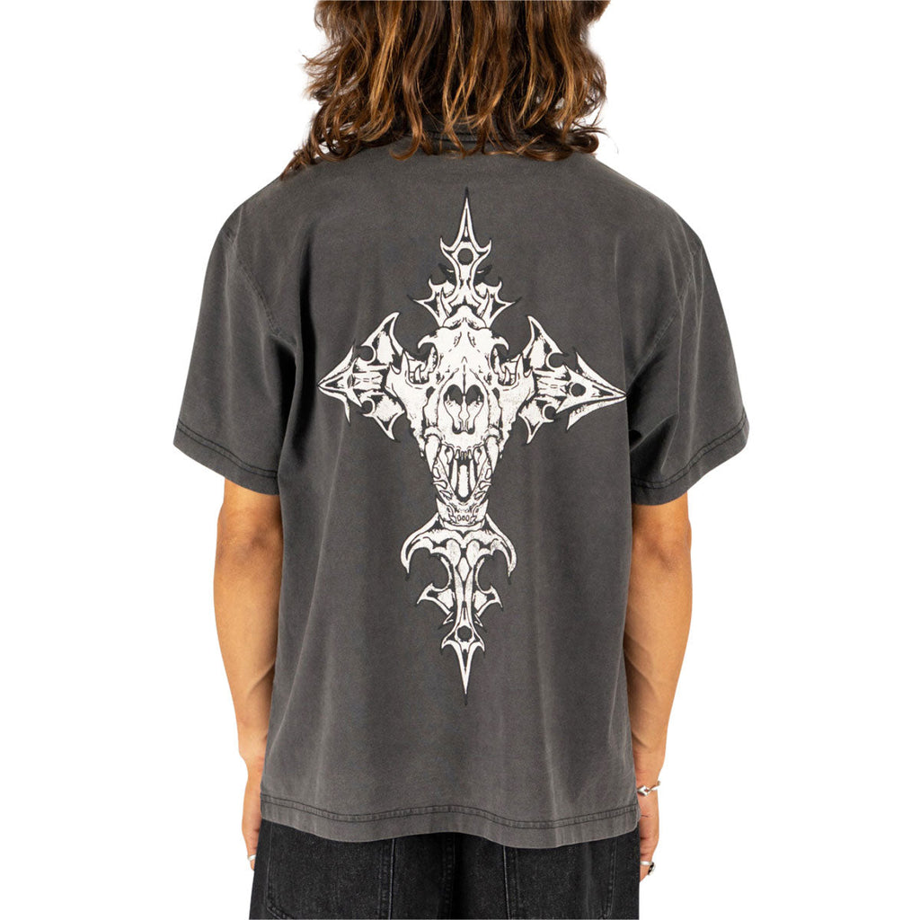 Welcome Iron Wolf T-Shirt - Vintage Black