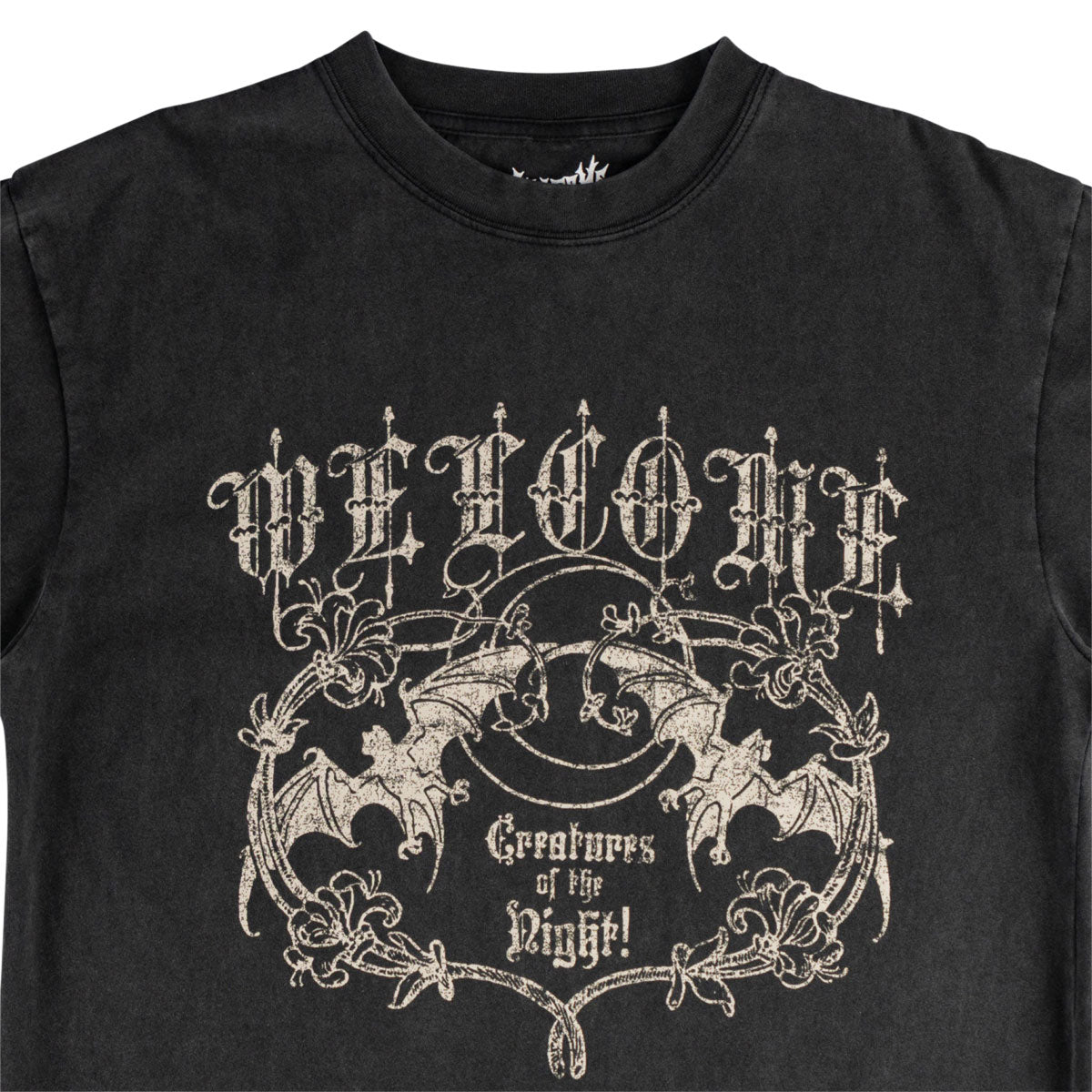 Welcome Night Creature T-Shirt - Vintage Black