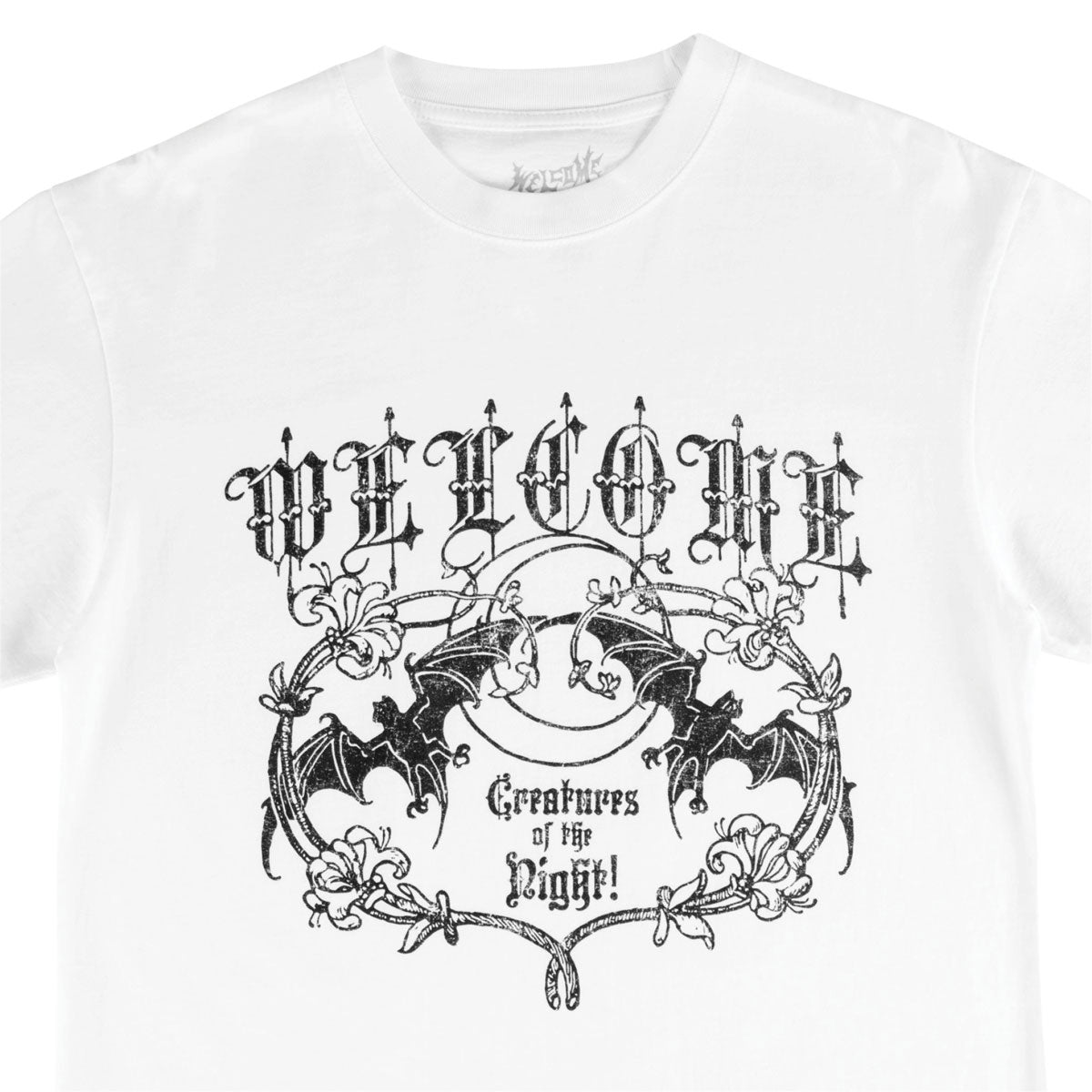 Welcome Night Creature T-Shirt - White