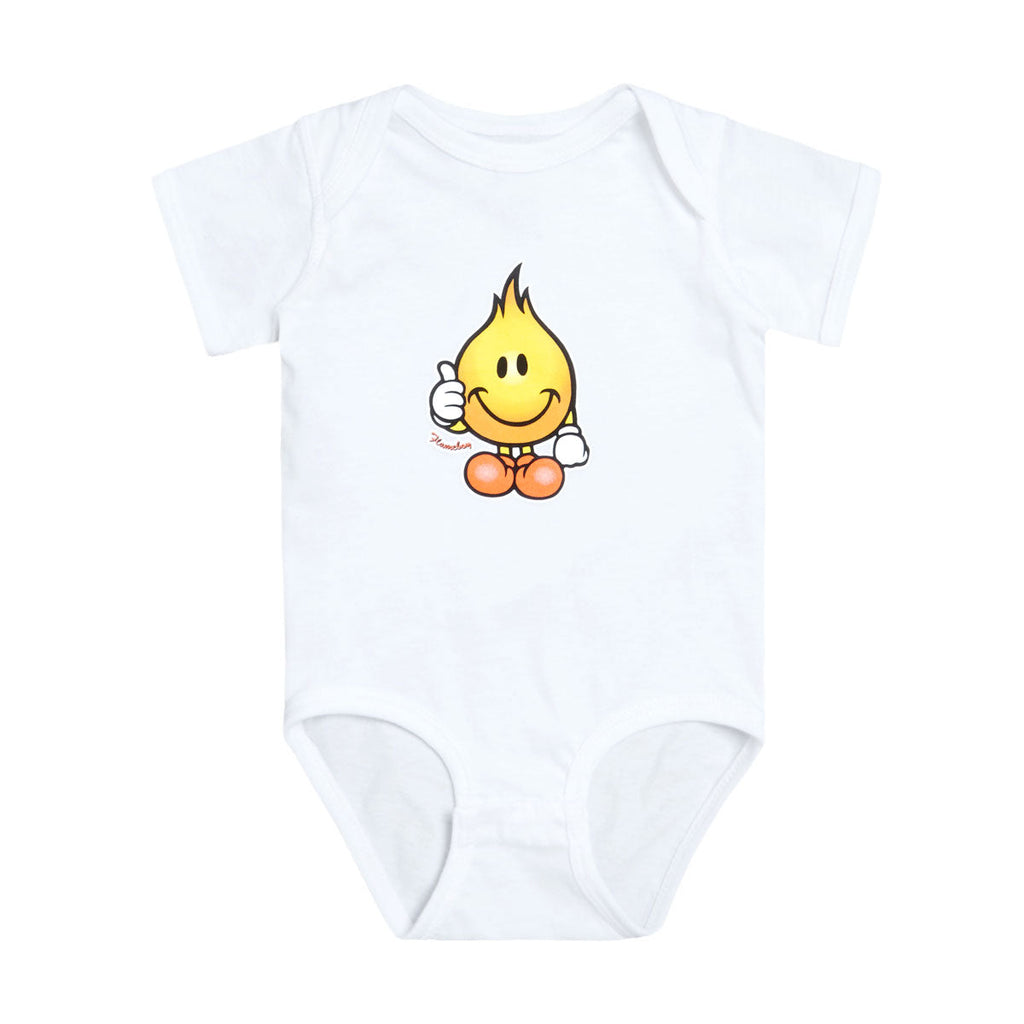 World Industries Classic Flameboy Onesie - White