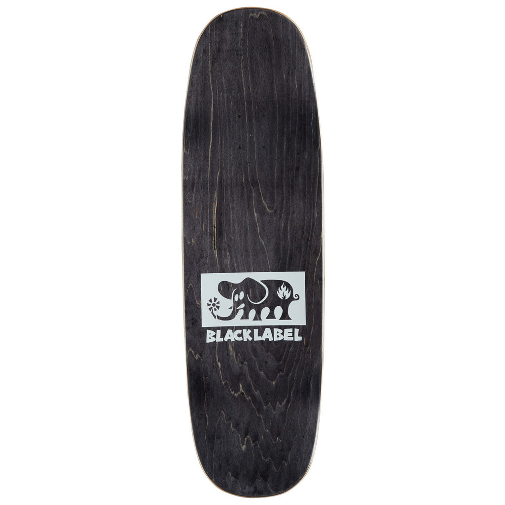Black Label Matt Hensley Wingtips Tugboat Shape Skateboard Complete - 9.50"