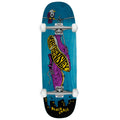 Black Label Matt Hensley Wingtips Tugboat Shape Skateboard Complete - 9.50"