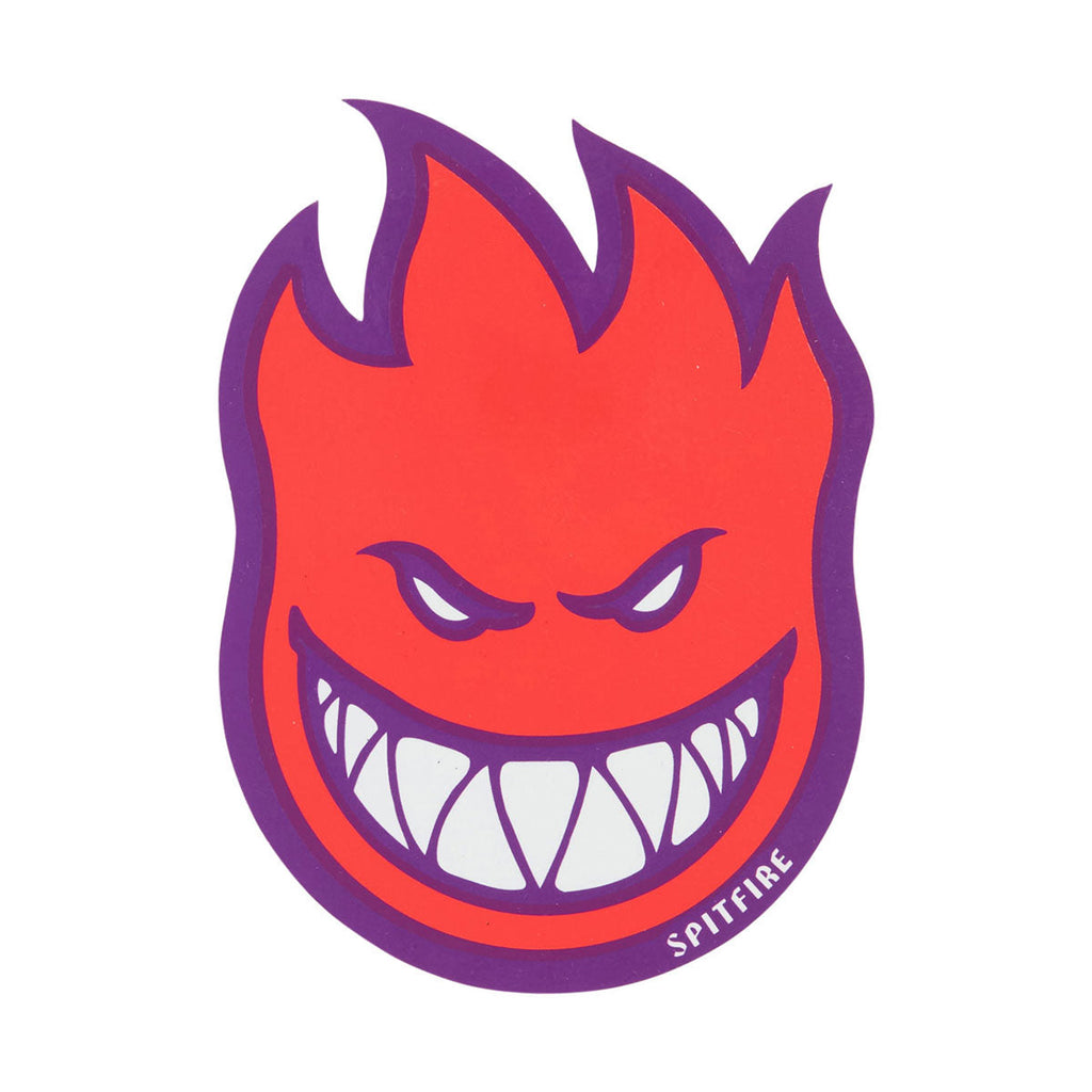 Spitfire Bighead Fill Sticker - Red/Purple - MD