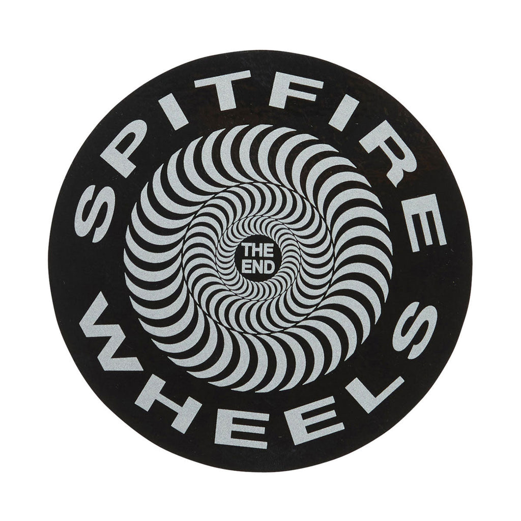 Spitfire Classic Swirl Sticker - Black/Grey - MD