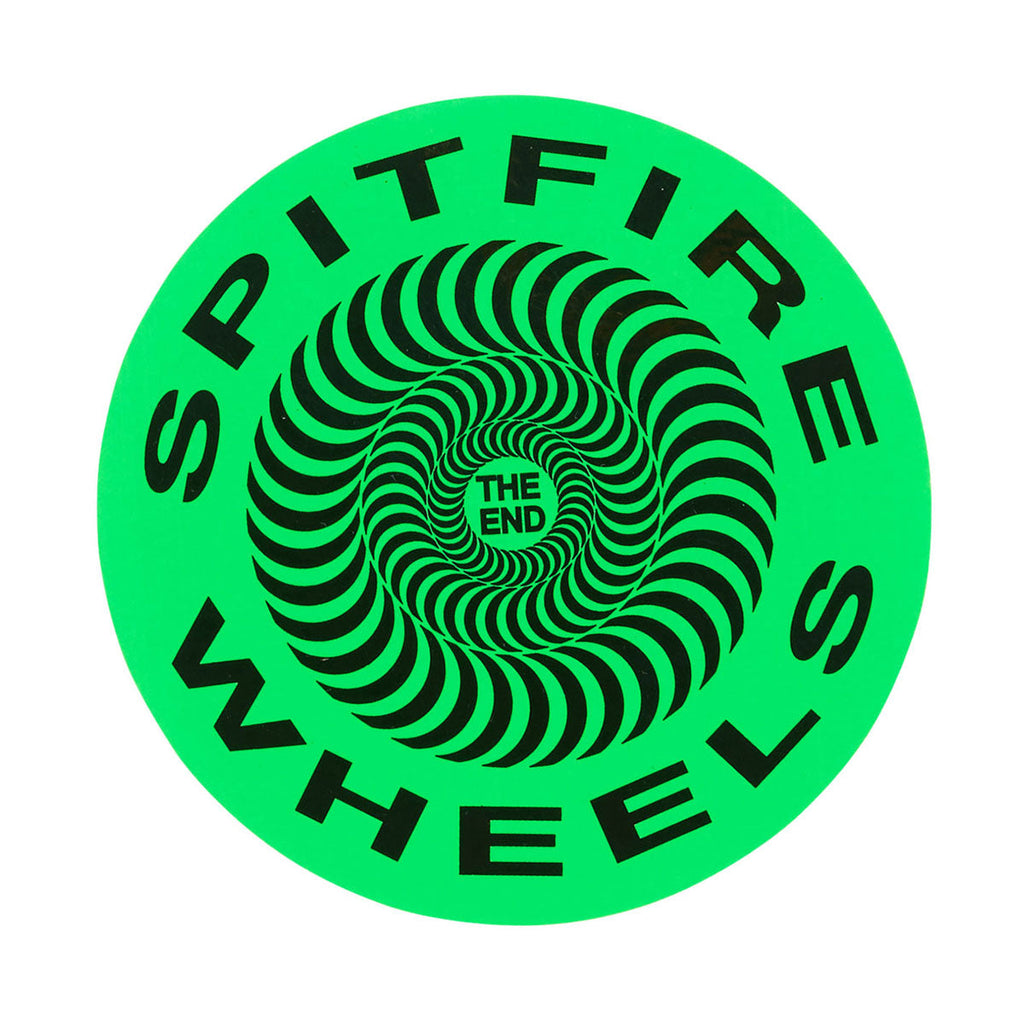 Spitfire Classic Swirl Sticker - Green - MD
