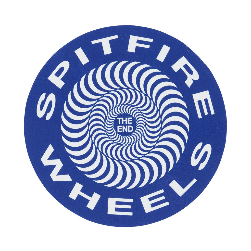 Spitfire Classic Swirl Sticker - Blue - MD