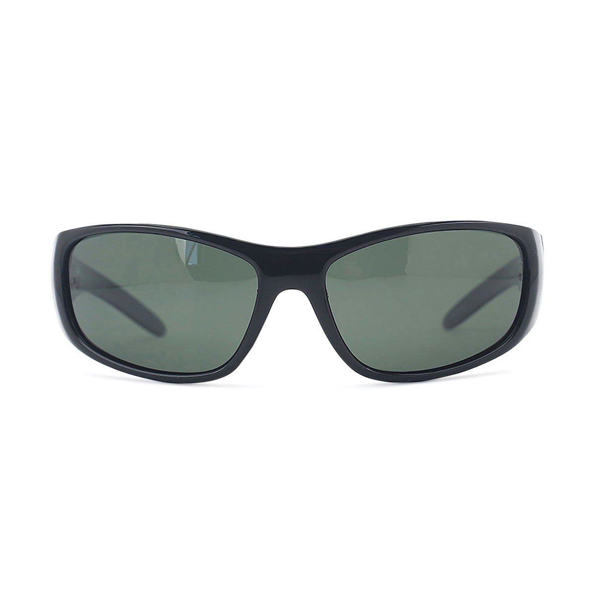 SAD Fade Sunglasses - Gloss Black/Olive Lens