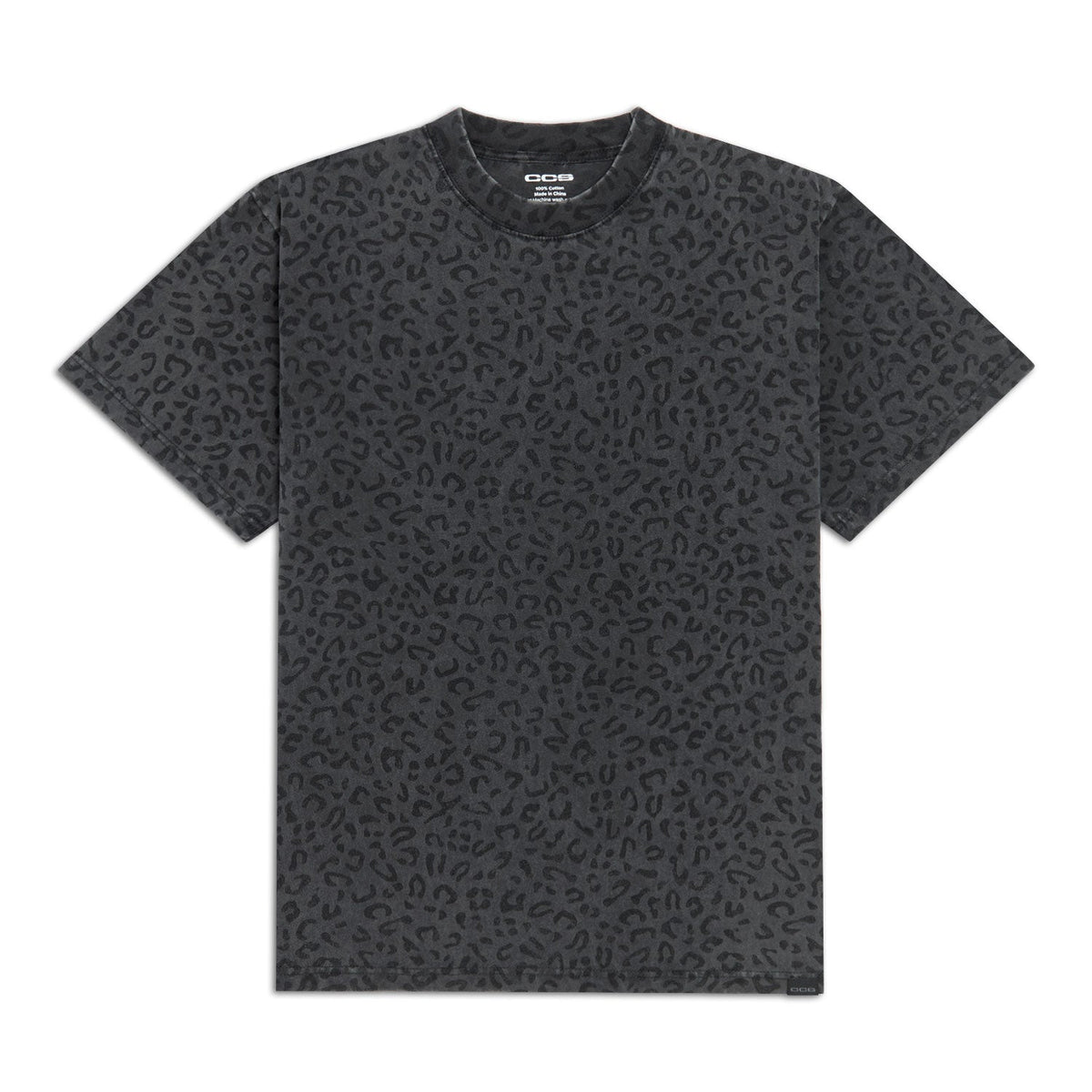 CCS Heavier Leopard T-Shirt - Charcoal