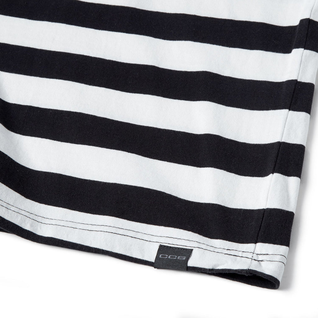 CCS Heavier Stripe T-Shirt - Black/White